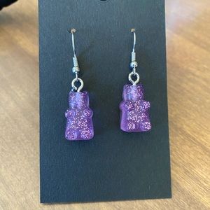 Gummy bear ear rings
